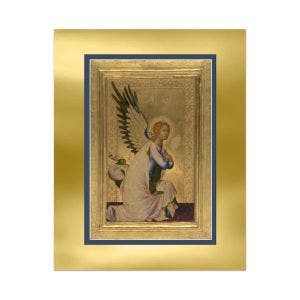 Main image of The Angel Gabriel by Simone Martini Mounted Print 20.3 x 25.4 cm.