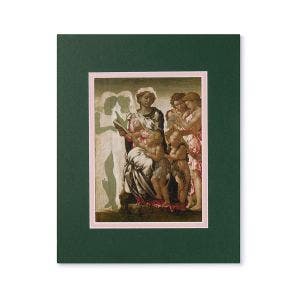 Michelangelo’s 'The Manchester Madonna' Double Mounted Print