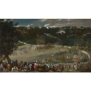 Philip IV hunting Wild Boar (La Tela Real) Print