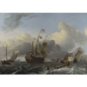 The Eendracht and a Fleet of Dutch Men-of-war