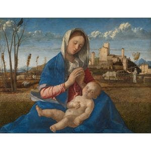 Madonna of the Meadow Print