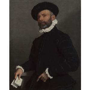Portrait of a Man holding a Letter ('L'Avvocato') Print