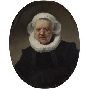 Portrait of Aechje Claesdr. Print