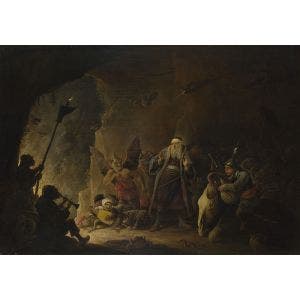 The Rich Man being led to Hell Print