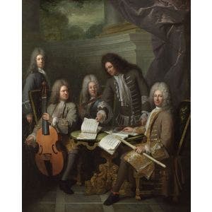La Barre and Other Musicians Print