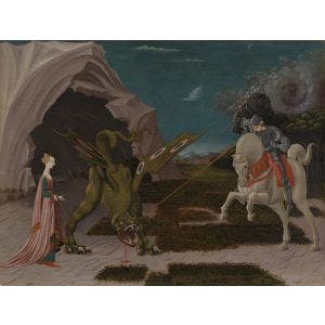 Saint George and the Dragon Print