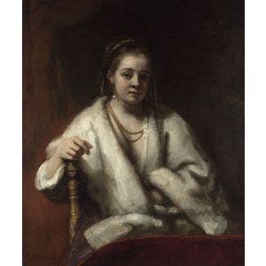 Portrait of Hendrickje Stoffels Print