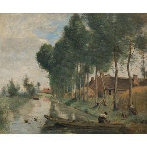 Landscape at Arleux-du-Nord Print