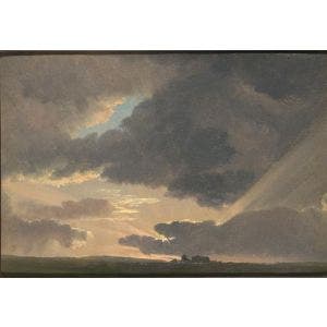 Sunset in the Roman Campagna